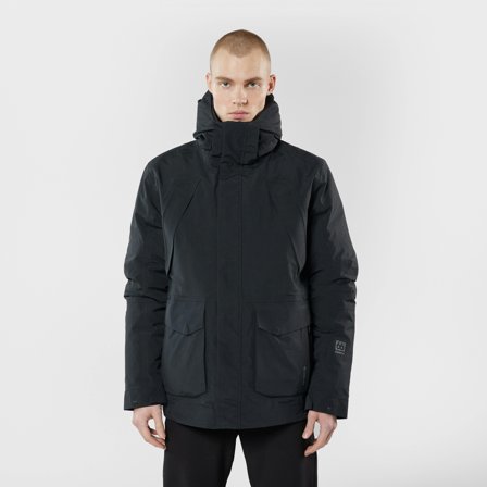 66 North men's Tvíoddi Jackets & Coats - Black - L