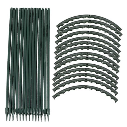 Kasvituki Puolipyöreä Kasvitukirengas Puutarhakukkien Tuki Kasvitukikepit Tomaatille 14 Kpl