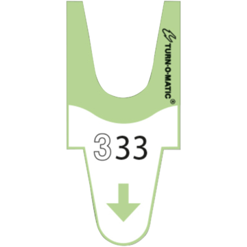 Köbiljetter T90 för Turn-O-Matic Classic Kösystem Grön