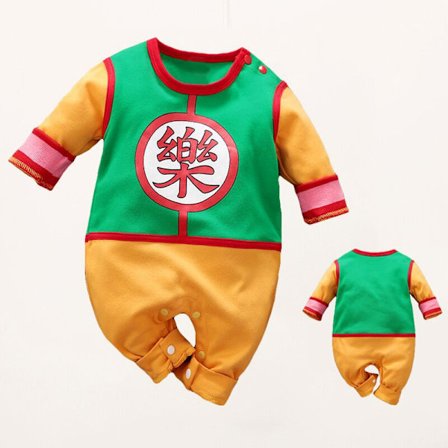 Mub- Tilpasset børns cosplay-tøj 0-1 år gammel baby heldragt japansk anime cosplay babytøj personlighed romper kostume