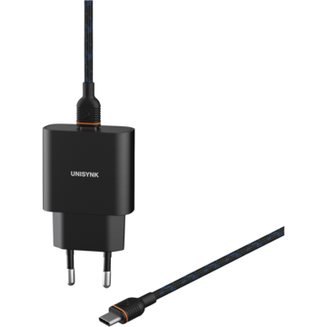 LADER USB-C SLIM SVART