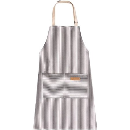 Forklæder til Kvinder med Lommer Unisex Voksne Madlavning Bagning Køkken Kok Bomuldsforklæde Justerbar Hagesmæk