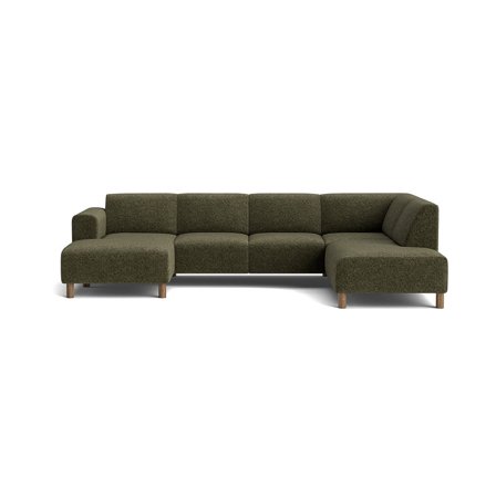 Toledo U-sofa, venstrevendt - Anthology Grøn - 302x205x78 - Sofa, u-sofa