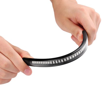 48SMD Vattentät LED Blinkers Backljus Strip för Motorcyklar Bilar Terrängfordon ATV