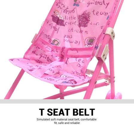 Baby Doll -vaunusetti - Lelunukke - Lelunukkevaunut - Leikkiminen - Lelusarja lapsille