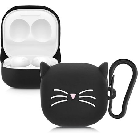 Hörlursfodral (Svart) Kompatibelt med Samsung Galaxy Buds 2 Pro/B