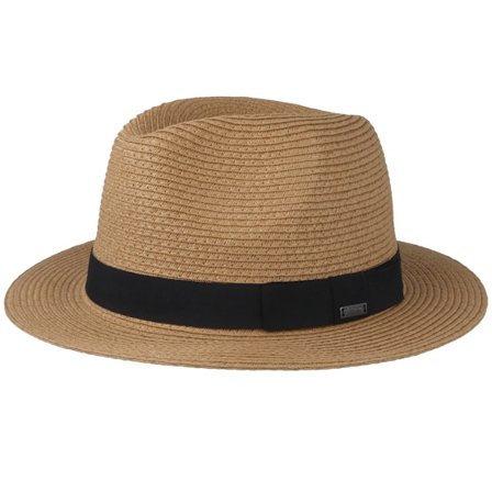 Barts - Brown fedora Kapelusz - Aveloz Bottle Light Brown Fedora @ Hatstore