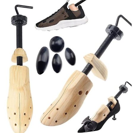 Skosträckare i trä för att vidga skor (FMY)