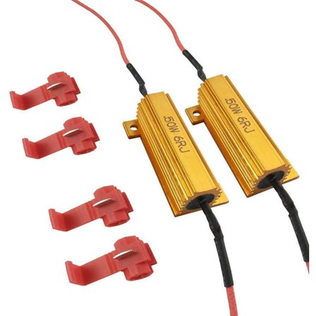 50W 6ohm Lastmotstander for å fikse LED-pære rask hyperblinking