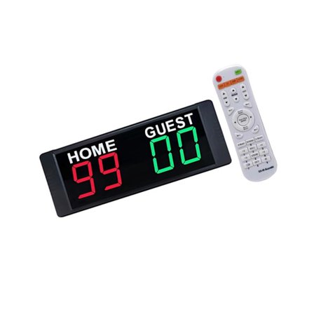 1/2 bärbar elektronisk resultattavla fjärrkontroll väggfäste