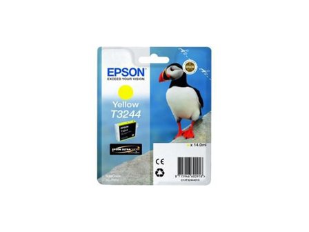 Epson Bläckpatron, T3244, UltraChrome, gul, C13T32444010 - Lyreco - Toner och bläck - Bläckpatroner - Bläckpatroner Epson