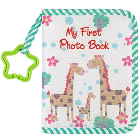 Fotoalbum for babyens første år - Fotobok med hengende smykker