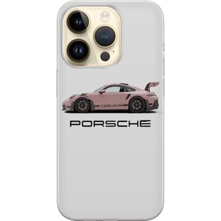 Kompatibelt Mobilskal till Apple Apple iPhone 14 Pro Porsche 911 Pink