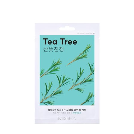 MISSHA Mask Airy Fit Sheet Tea Tree 19g - Maschera Lenitiva viso