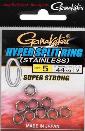 Gamakatsu Hyper Split Ring #02 10kg