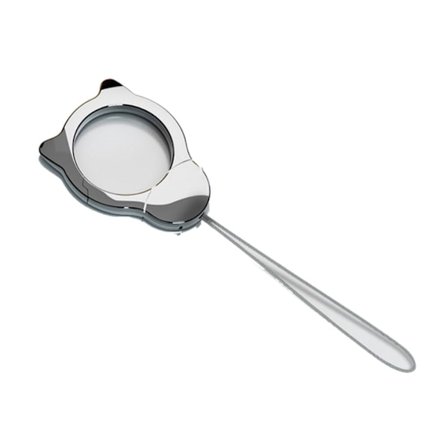 Universellt, sött spänne med nyckelband för telefon i kattöronstil - Silver