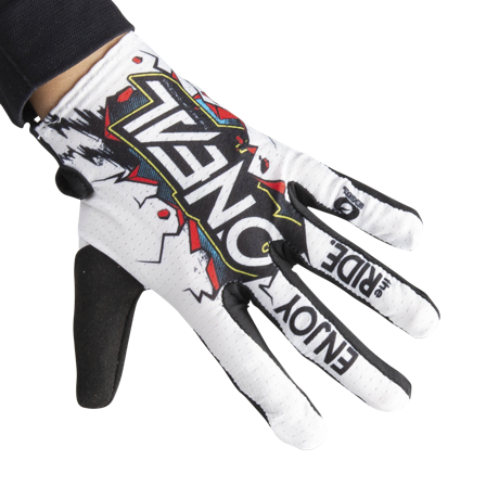 Mănuși Motocross O’Neal Matrix Impact Pentru Copii Alb XL