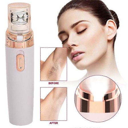 Bärbar epilator för ansiktshårborttagning, uppladdningsbar hårborttagare för ansikte, smärtfri hårborttagare för kvinnor