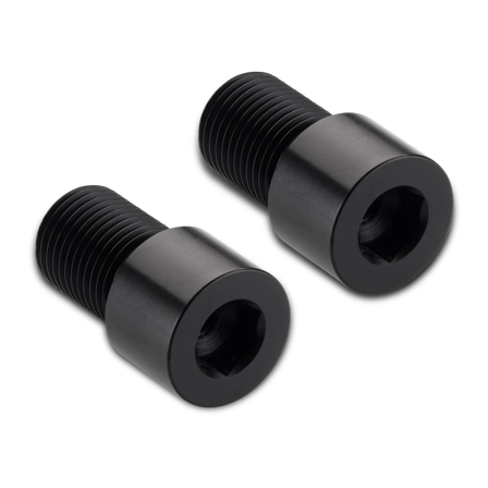 Rizoma Handlebar Ends Mounting Kit Black - Yamaha YZF R1 2000-2014