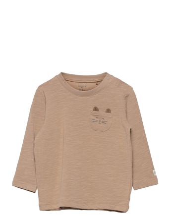 Top Slub Pocket Detail Brown Lindex