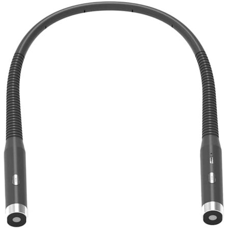 Kaulalamppu, LED-lukuvalo, kannettava, kokoontaitettava, opiskelulamppu, yöpöydän lukuvalo, 3 kirkkaustasoa