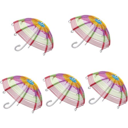 5 kappaletta pieniä sateenvarjoja, ulkokoristeita, miniatyyrinukkeja, ulkoilmavarjoja, pieniä kevyitä sateenvarjoja, koristeita, 