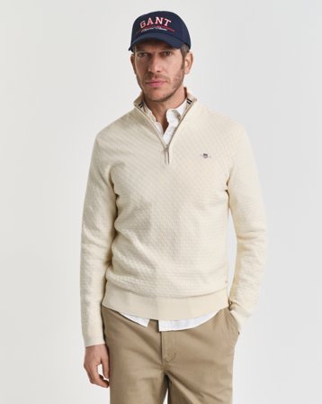 GANT Herren Troyer mit Mikrostruktur (M)