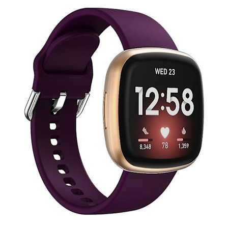 Kompatibel med Fitbit Versa 3 silikonarmband