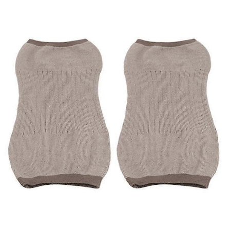 2 par kasjmir knebeskyttere - Vintervarme, sykkel- og skistøtte - Khaki