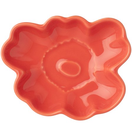 Marimekko Unikko Shape tallerken 9,5 cm, orange - Orange-rød | KitchenOne