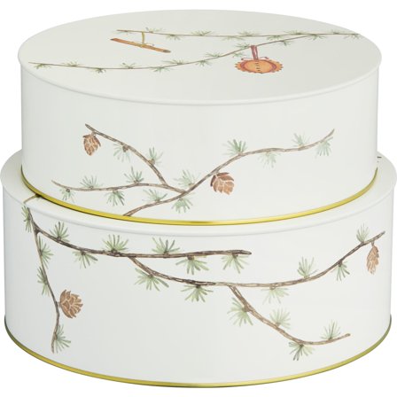 Kähler Hammershøi Jul kagedåser, 2 stk. - Hvid | KitchenOne