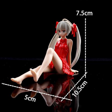 Yosuga no Sora PVC-toimintahahmo Anime-lelut Auton Koristeet