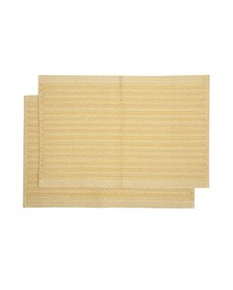 Dækkeservietter Gerda 2-pak Recycled Gul