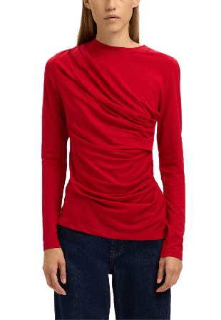 Selected Femme SLFILINA Topp Blusar Dam Röd S