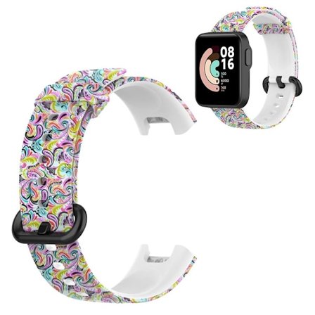 Xiaomi Mi Watch Lite / Redmi Watch pattern silicone watch band - Mask
