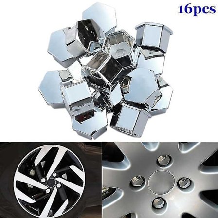 Store Black Friday Tilbud! 16 stk. dækkapper til Peugeot 207 301 307 308 408 508 3008 Citroen C4l C5 C2