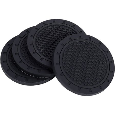 Bilunderlägg Bil Mugghållare Insats Underlägg Halkskydd Gm Interiör Tillbehör Bilunderlägg (svart) 4 st