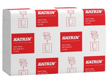 KATRIN Pappershandduk Non Stop M 2-lagers vit 3150/fp - Lyreco - Städ och hygien > Toalettpapper och torkpapper > Pappershanddukar
