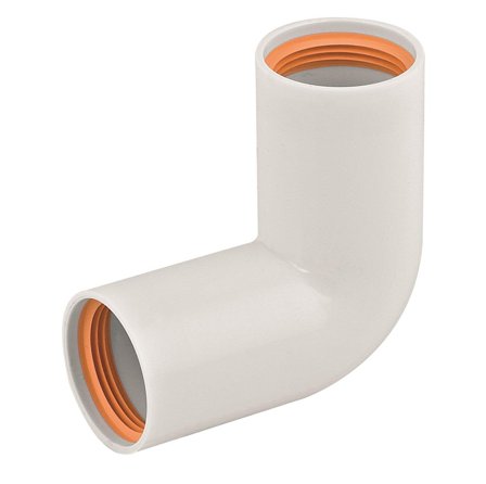 Faluplast 2316113 Bøy dobbel, 90° 32 mm, Innendørsavløp