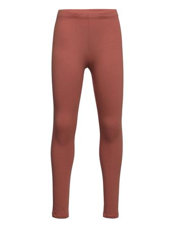 Leggings Basic Brushed Solid Leggings Rosa Lindex