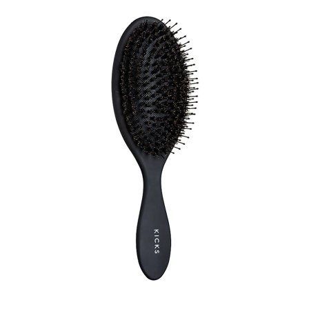 KICKS Beauty Glow Brush Matte Black, Hår, Hårbørster, Øvrige