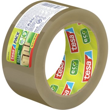 Packtejp PET Tesa Ultra Strong Brun 50mm x 66m
