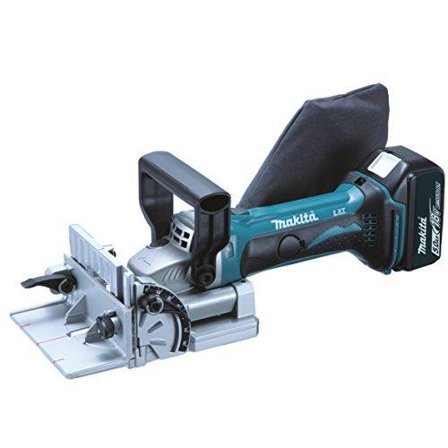 Makita DPJ180 - biscuit joiner - trådløs - 100 mm - 2 batterier