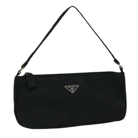 Prada Vintage Pre-owned nylon pouches Sort, Dame Vintage Tasker, Størrelse: ONE Size