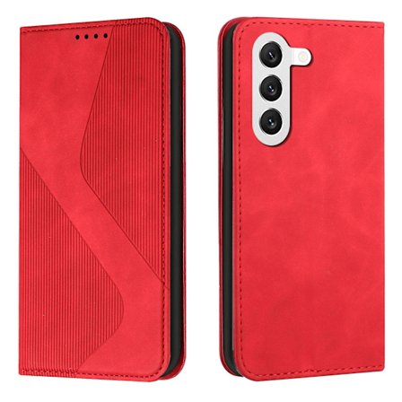 Samsung Galaxy S23 Etui, PU Læder Flip Cover Magnetisk Lukning Tegnebog Kort Slots Stand Etui