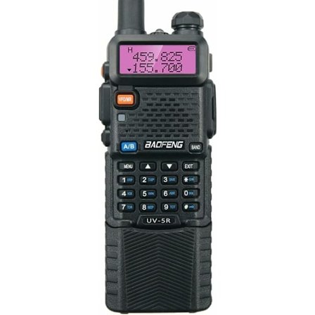 UV-5R 5W Walkie Talkie med 3800mAH batteri, høj effekt FM-radio, dobbeltbånd, 128 kanaler kommunikationstransceiver radio KLB