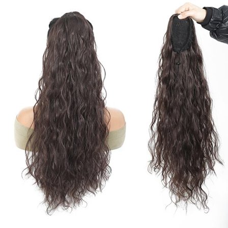 Hestehale-forlængelse, 19,9 tommer snørehestehale hårforlængelser til kvinder