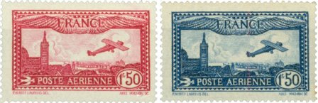 Frankrig 1930 - Luftpost YT 5-6 - Postfrisk