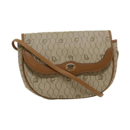 Dior Vintage Shoulder Väska beige, Dam Vintage Väskor, Dam, Storlek: ONE SIZE