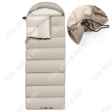 Unelmamakuupussi - TD - Universaali - Talvi - Ontokuitu - 2,4 kg - Beige